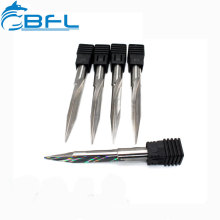 BFL-3.175*10Degree V Shaped Wood Router Cutter/CNC Metal Carving End Cutting Bit